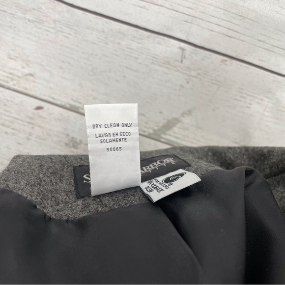 🍁 Vintage Sag Harbor Petite Woolmark Blend Blazer Jacket Coat sz 6 - Picture 7 of 7